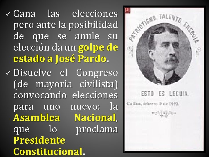 Gana las elecciones pero ante la posibilidad de que se anule su elección da