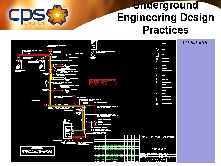 Underground Engineering Design Practices 1 -line example 