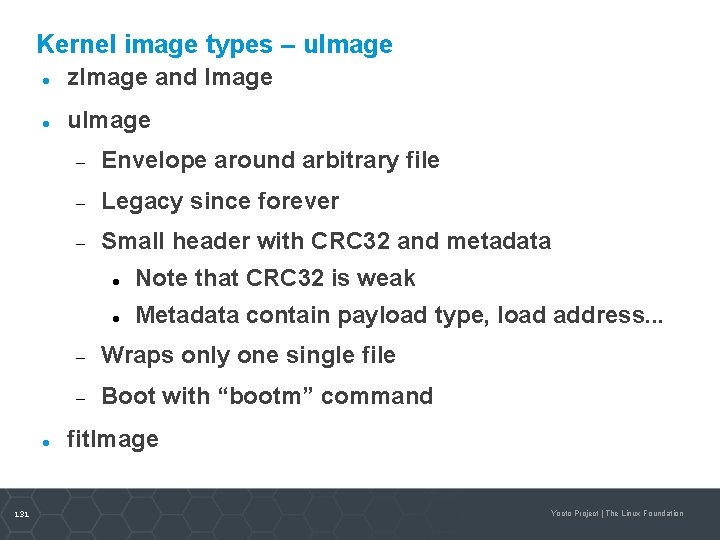 Kernel image types – u. Image z. Image and Image u. Image 131 Envelope