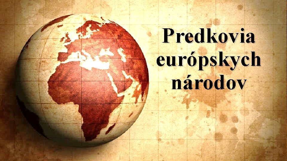 Predkovia európskych národov 