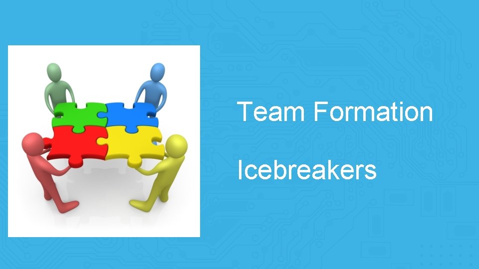 Team Formation Icebreakers 