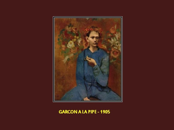 GARCON A LA PIPE - 1905 