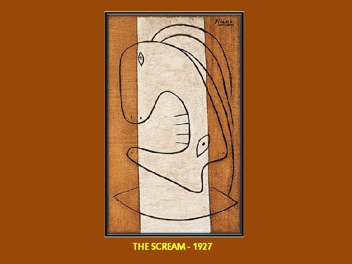 THE SCREAM - 1927 
