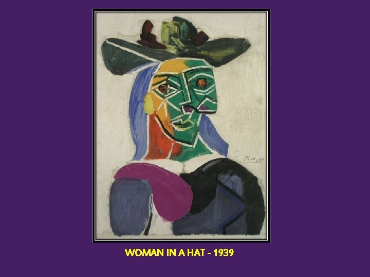 WOMAN IN A HAT - 1939 
