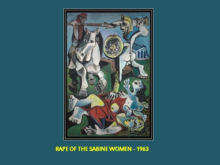 RAPE OF THE SABINE WOMEN - 1963 