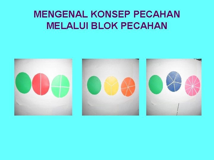 MENGENAL KONSEP PECAHAN MELALUI BLOK PECAHAN MENGENAL KONSEP PECAHAN MELALUI BLOK PECAHAN