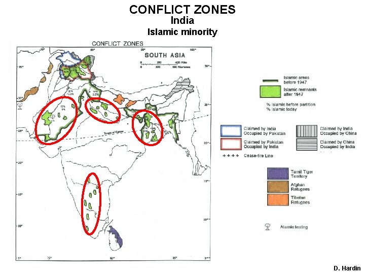 CONFLICT ZONES India Islamic minority D. Hardin 