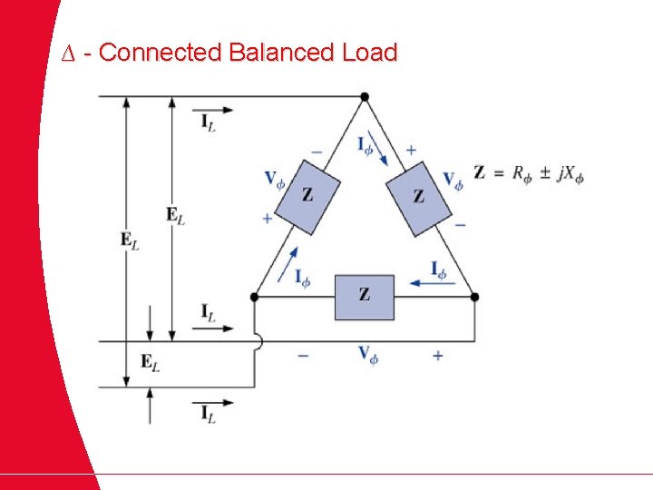 ∆ - Connected Balanced Load 