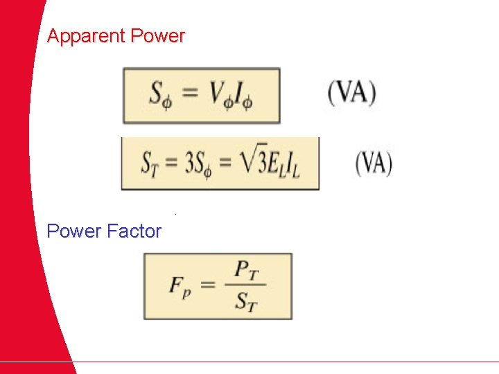 Apparent Power Factor 