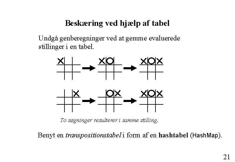 Beskæring ved hjælp af tabel Undgå genberegninger ved at gemme evaluerede stillinger i en Beskæring ved hjælp af tabel Undgå genberegninger ved at gemme evaluerede stillinger i en