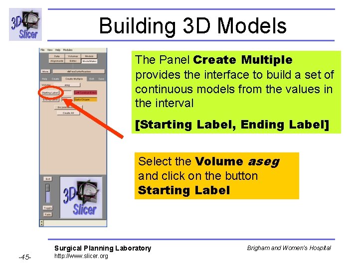 Building 3 D Models The Panel Create Multiple provides the interface to build a