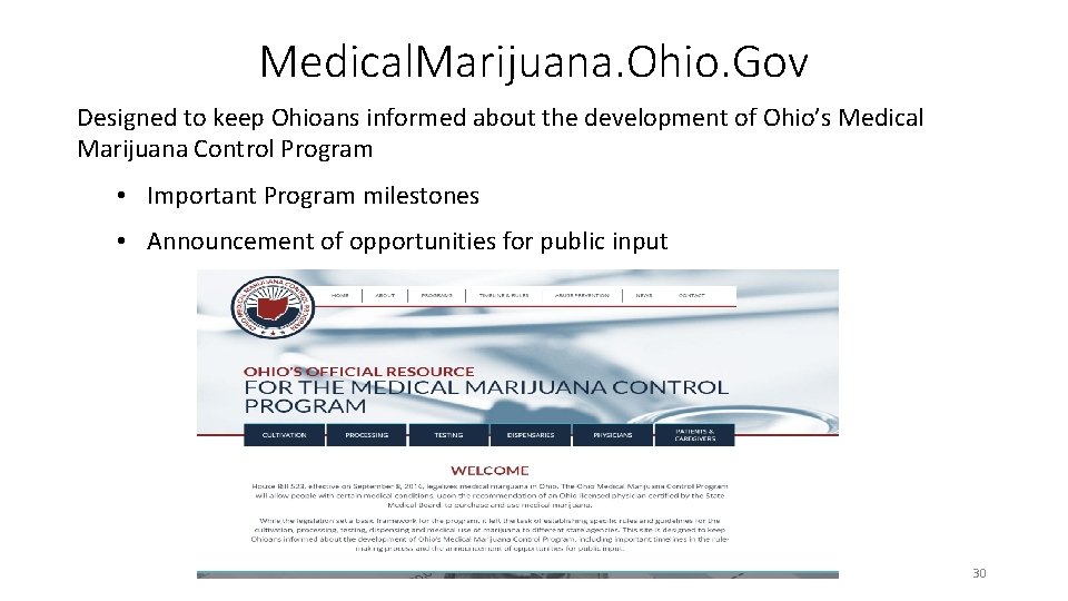 Medical. Marijuana. Ohio. Gov Designed to keep Ohioans informed about the development of Ohio’s