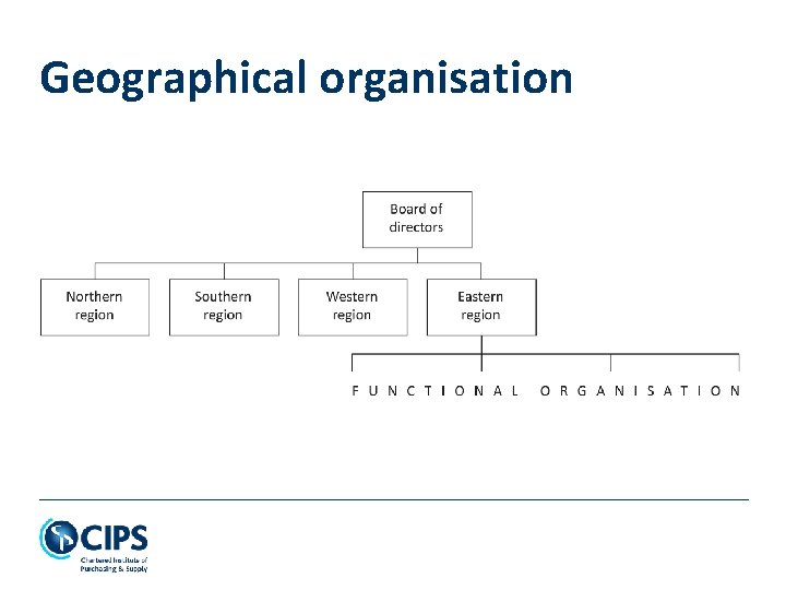 Geographical organisation 