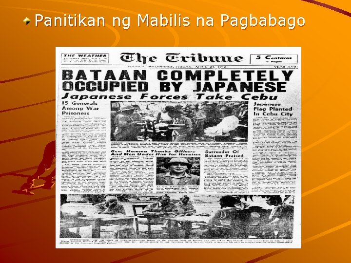 Panitikan ng Mabilis na Pagbabago 