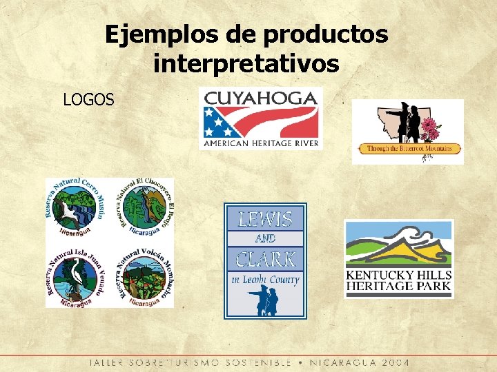 Ejemplos de productos interpretativos LOGOS 