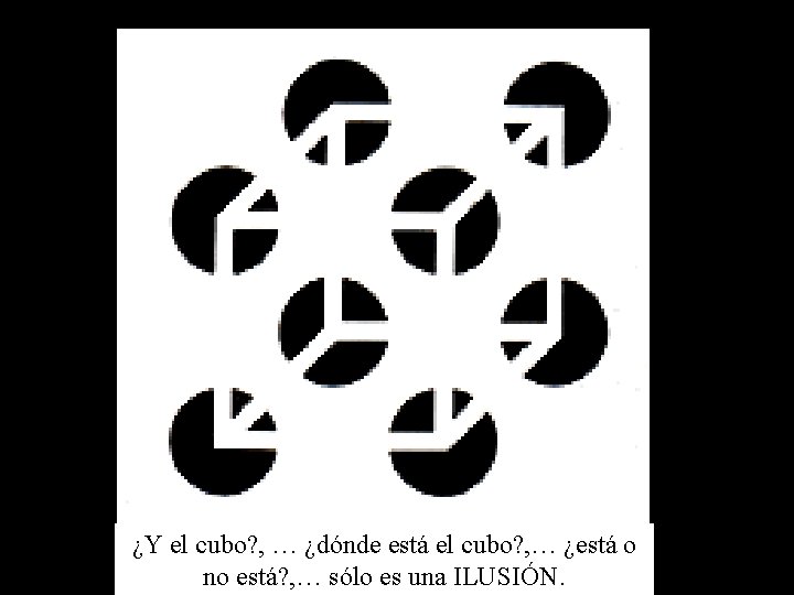 ¿Y el cubo? , … ¿dónde está el cubo? , … ¿está o no