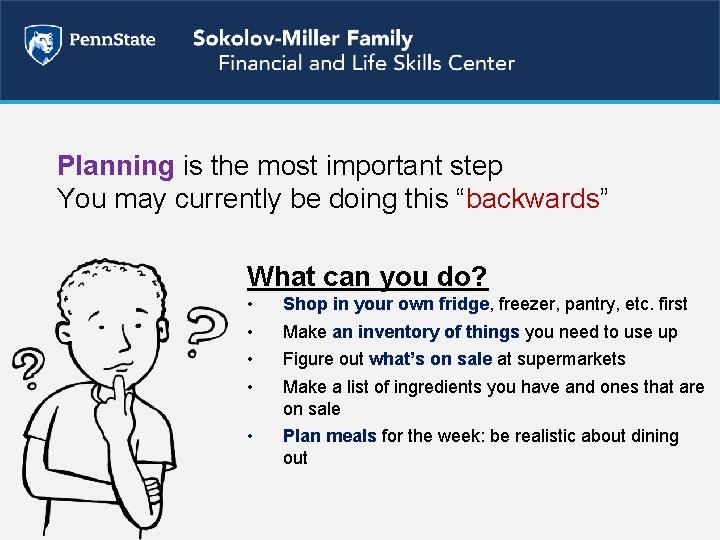 Planning is the most important step You may currently be doing this “backwards” What