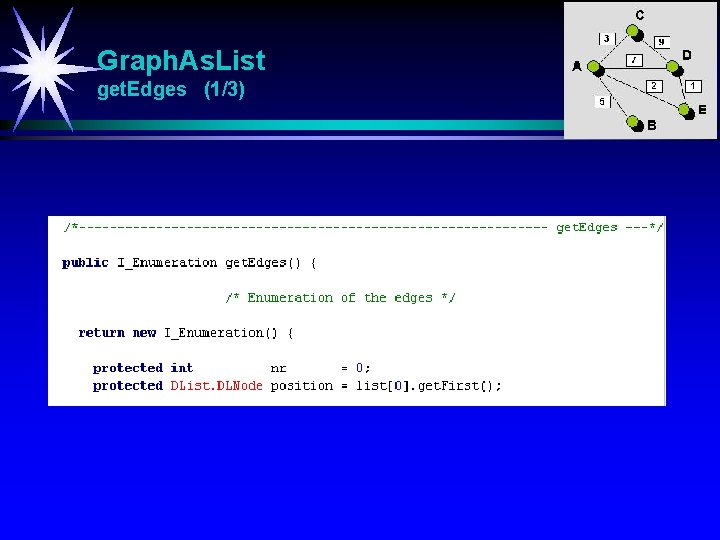 Graph. As. List get. Edges (1/3) 