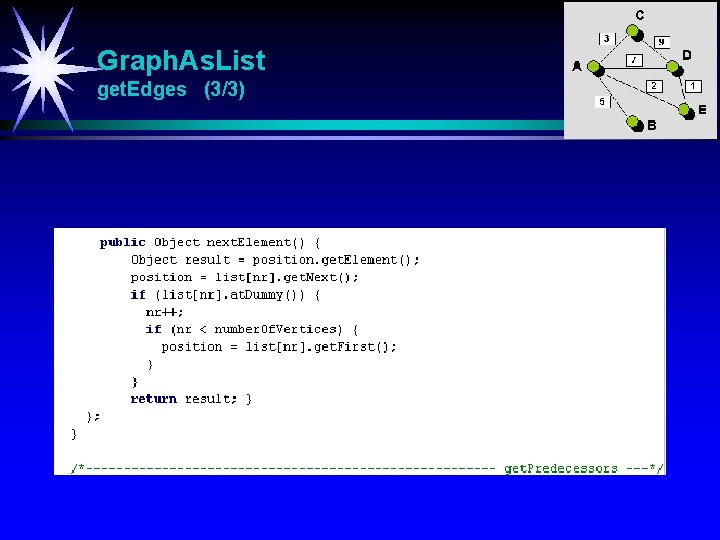 Graph. As. List get. Edges (3/3) 