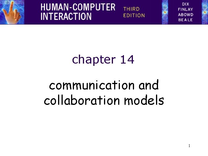chapter 14 communication and collaboration models 1 