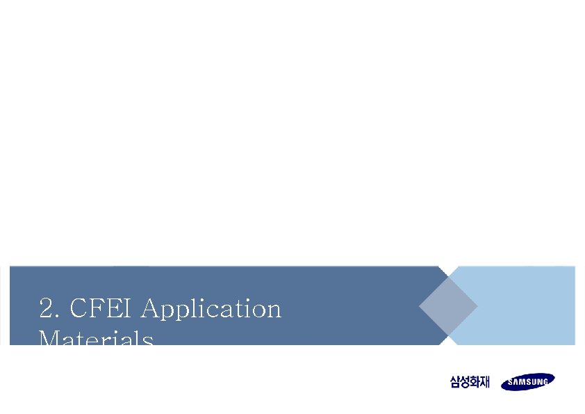 2. CFEI Application Materials 