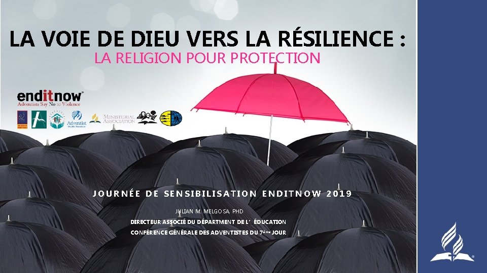 LA VOIE DE DIEU VERS LA RÉSILIENCE : LA RELIGION POUR PROTECTION JOURNÉE DE