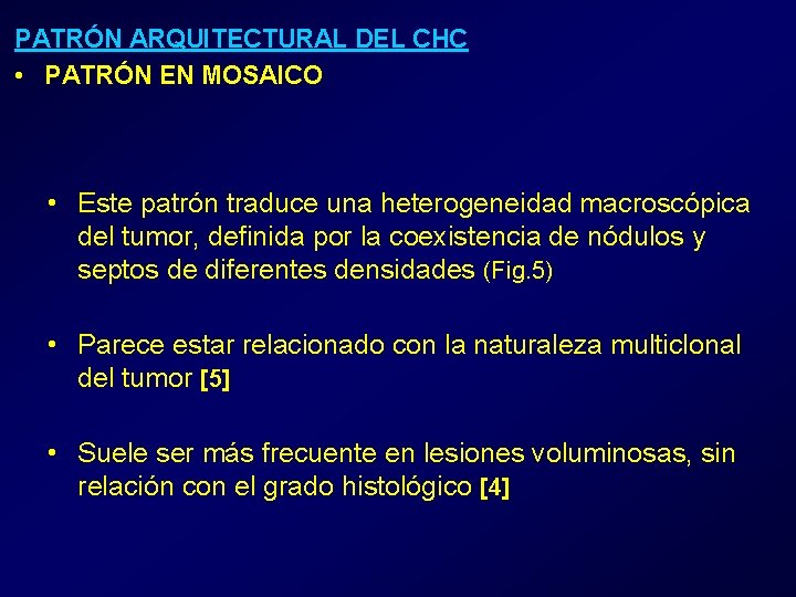 PATRÓN ARQUITECTURAL DEL CHC • PATRÓN EN MOSAICO • Este patrón traduce una heterogeneidad