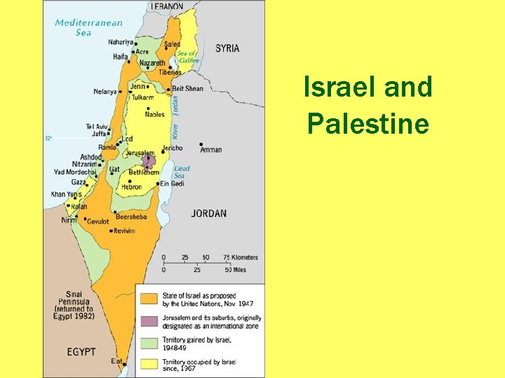 Israel and Palestine 