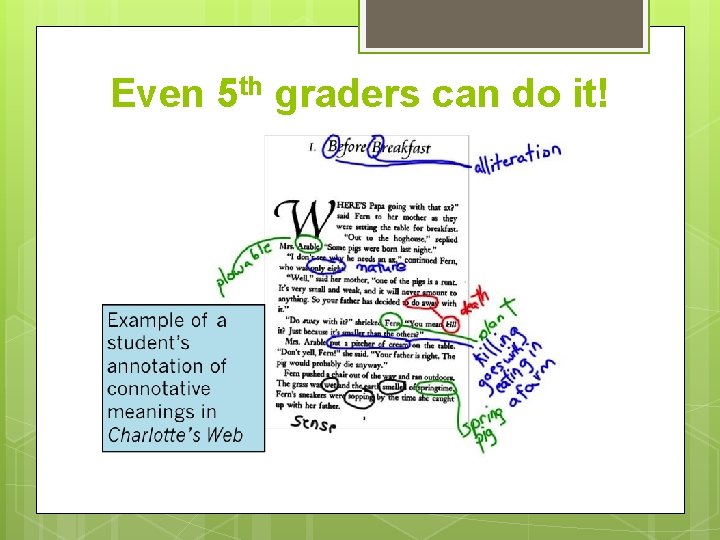 Even 5 th graders can do it! 