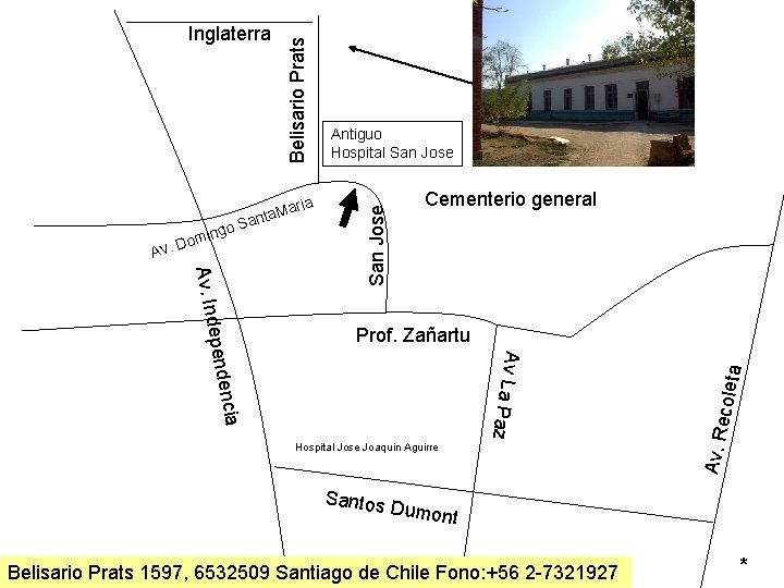 Av La P az encia epend Av. Ind Prof. Zañartu Hospital Jose Joaquin Aguirre