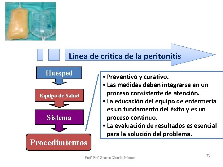 Línea de crítica de la peritonitis Huésped Equipo de Salud Sistema Procedimientos • Línea de crítica de la peritonitis Huésped Equipo de Salud Sistema Procedimientos •
