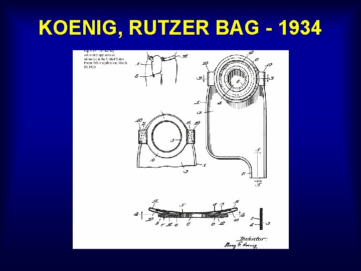 KOENIG, RUTZER BAG - 1934 