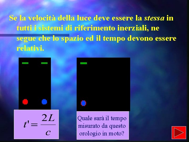 Se la velocità della luce deve essere la stessa in tutti i sistemi di