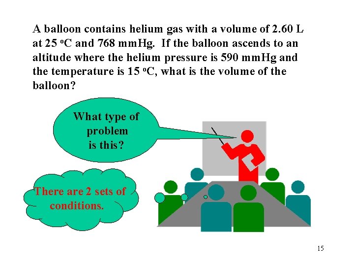 A balloon contains helium gas with a volume of 2. 60 L at 25