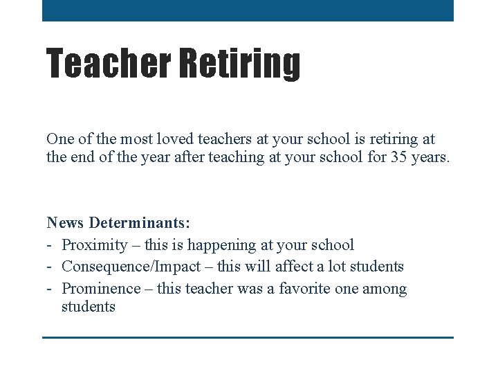 Teacher Retiring One of the most loved teachers at your school is retiring at