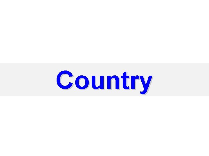 Country 