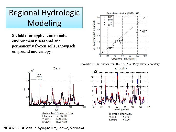 Regional Hydrologic Modeling Suitable for application in cold environments: seasonal and permanently frozen soils,