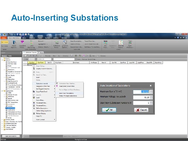 Auto-Inserting Substations 