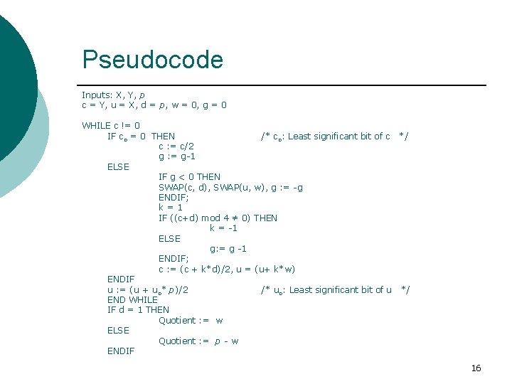 Fpga Based Implementation Of Divider In Finite Field