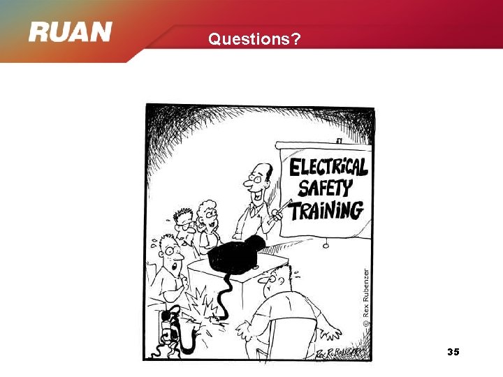 Questions? OSHA Office of Training & Education 35 