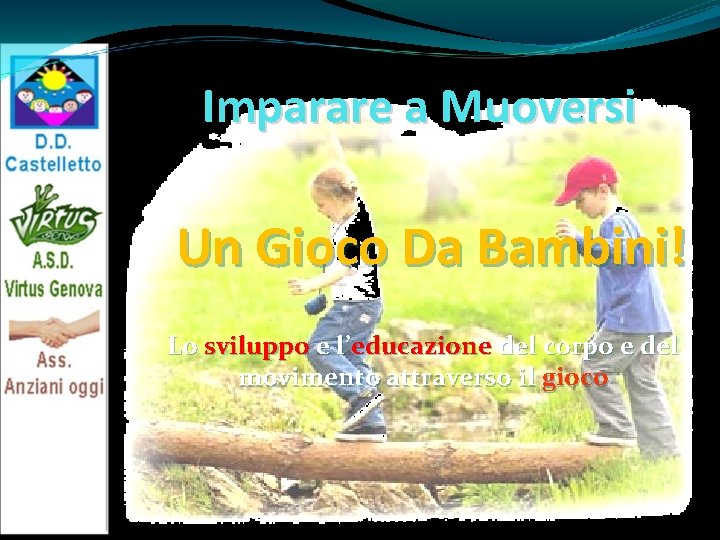 Imparare a Muoversi Un Gioco Da Bambini! Lo sviluppo e l’educazione del corpo e