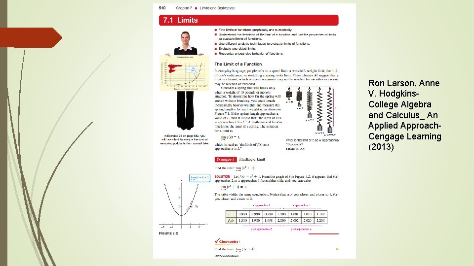 Ron Larson, Anne V. Hodgkins. College Algebra and Calculus_ An Applied Approach. Cengage Learning