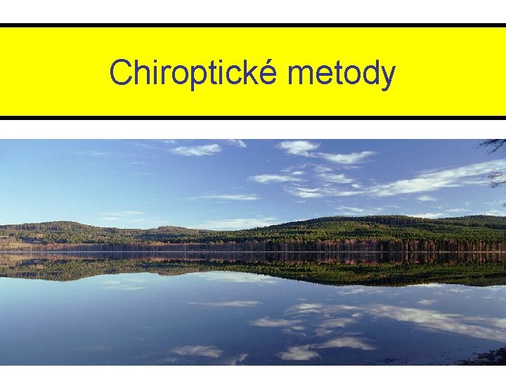 Chiroptické metody 