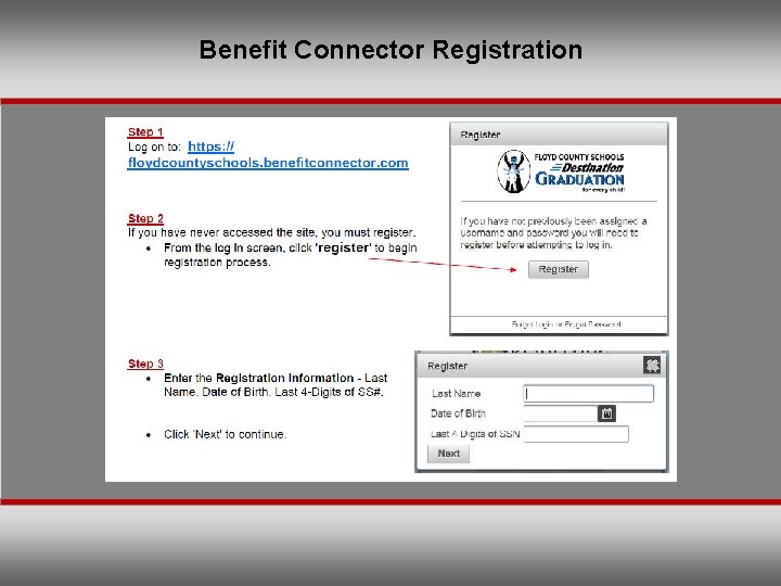 Benefit Connector Registration 