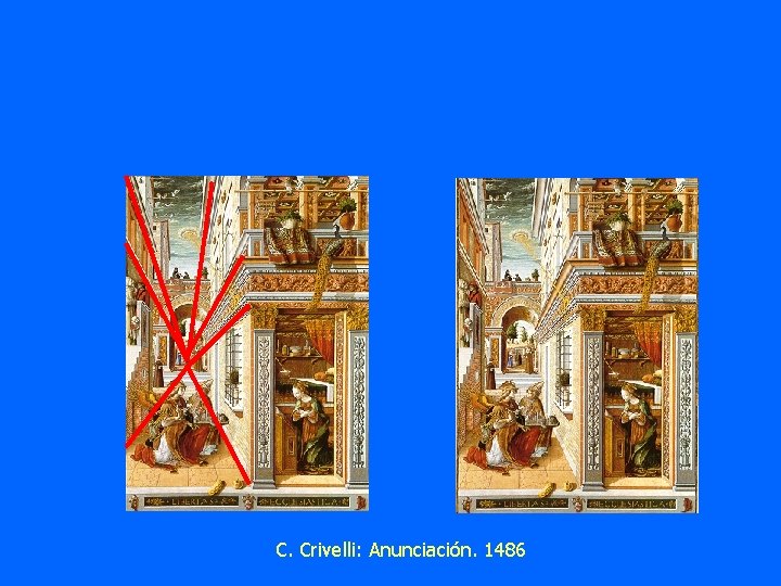 C. Crivelli: Anunciación. 1486 