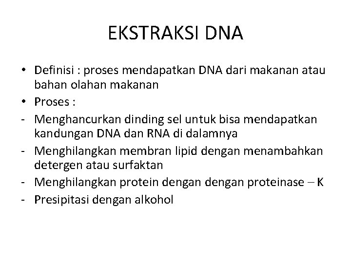 deteksi food ingredient dan cemaran
