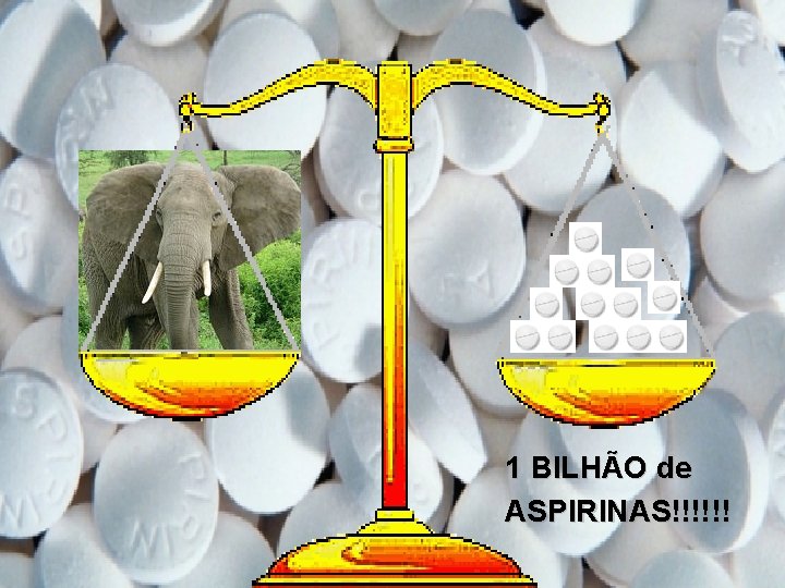 1 BILHÃO de ASPIRINAS!!!!!! 