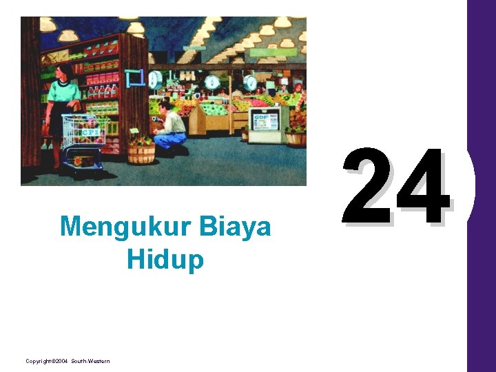 Mengukur Biaya Hidup Copyright© 2004 South-Western 24 