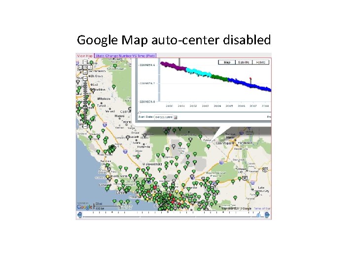 Google Map auto-center disabled 
