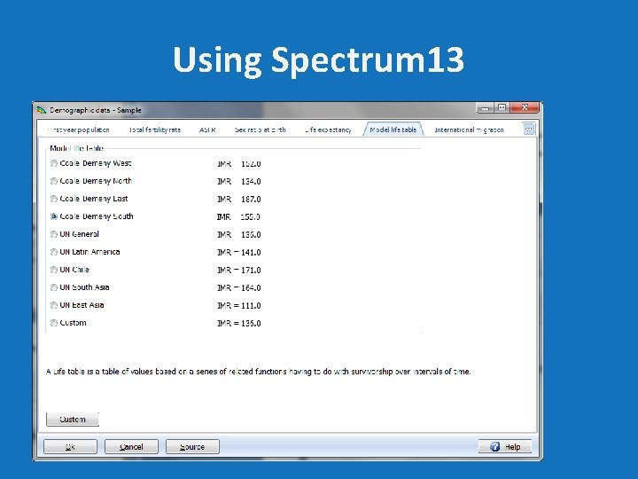 Using Spectrum 13 